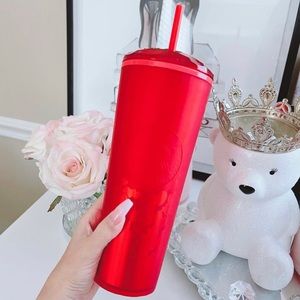 Starbucks 2022 Valentines Soft Touch Dome Cup